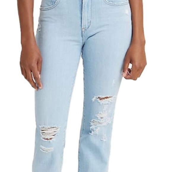 Brand New With Tags Levi’s Cropped High Rise Hypersoft Jeans Size 8 Waist 29 - Picture 6 of 6